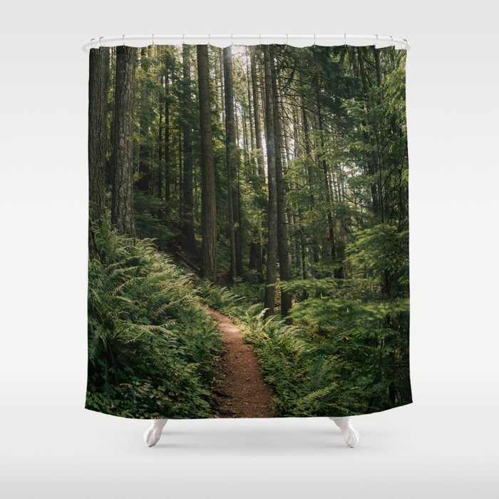 Walking through the Forest Shower Curtain Gallery Image 1