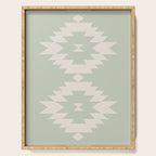 Southwestern Minimalism - Neutral Sage Green Serving Tray Gallery Image 1