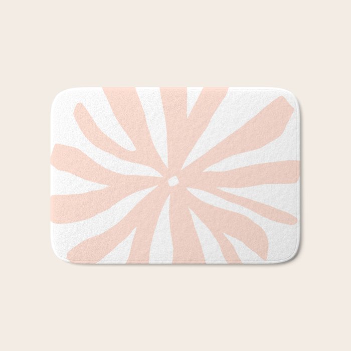 Matisse abstract flower Bath Mat Gallery Image 1