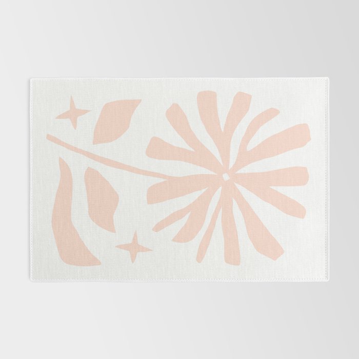 Matisse abstract flower Rug Gallery Image 2