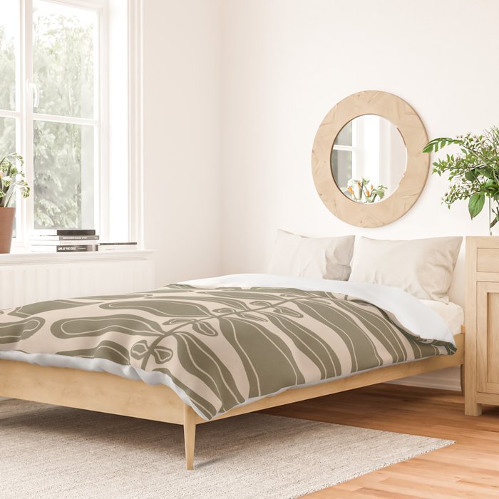 One Hundred-Leaved Plant #23 Duvet Cover Gallery Image 2