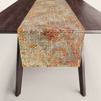 Aged Damask Texture 10 Table Runner Gallery Image 1