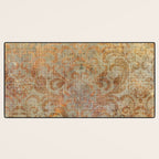 Aged Damask Texture 10 Desk Mat Gallery Image 3