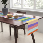 Bright stripes Table Runner Gallery Image 2