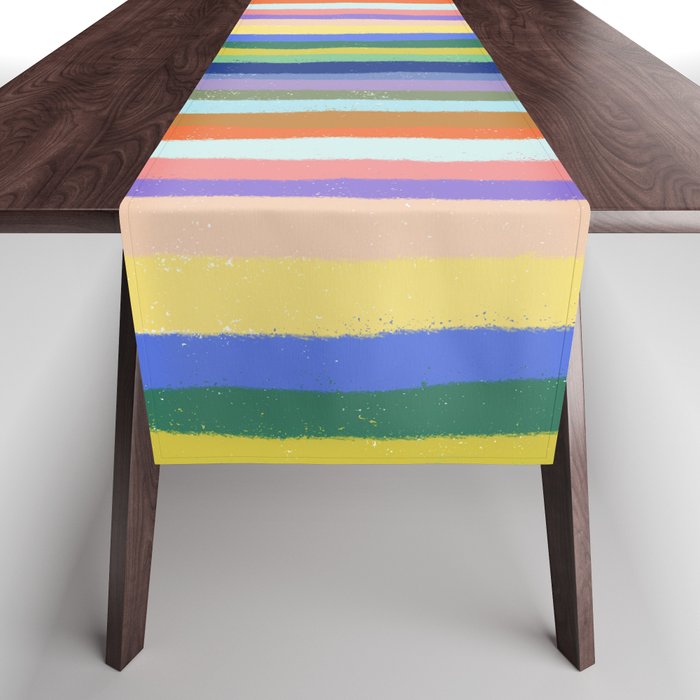 Bright stripes Table Runner Gallery Image 1