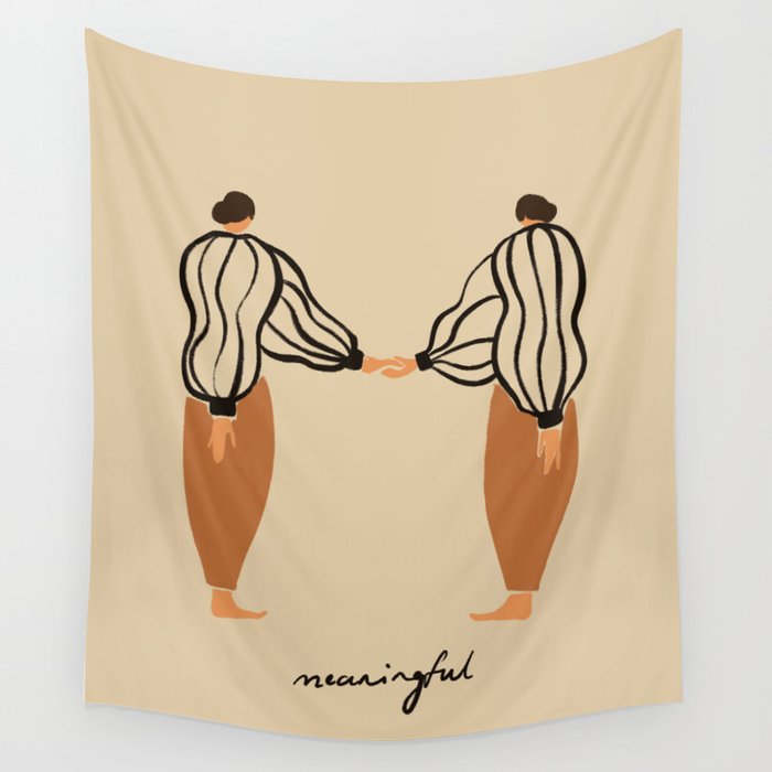 M for Meaningful Wall Tapestry Gallery Image 4