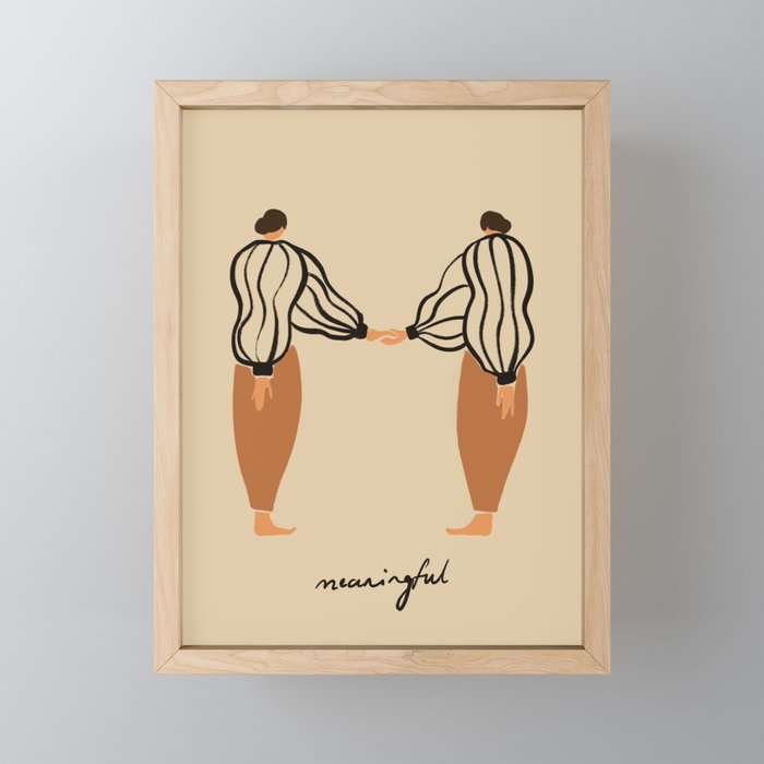 M for Meaningful Mini Art Print Gallery Image 1