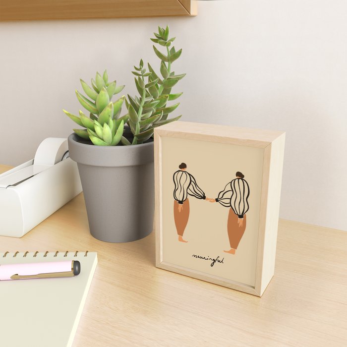 M for Meaningful Mini Art Print Gallery Image 2
