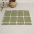 Cross Check Shaded Lichen, Chartreuse, Cream Rug Gallery Image 1