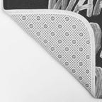 You Did Not Wake Up Today To Be Mediocre black and white monochrome typography poster design Bath Mat Gallery Image 2