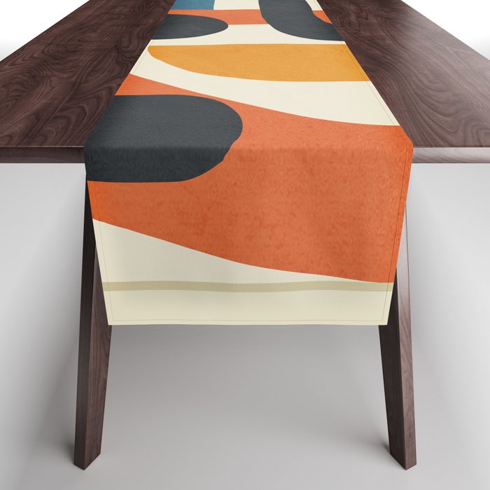 Abstract Colorful Setting 15 Table Runner Gallery Image 1