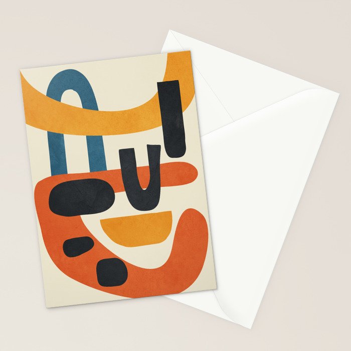 Abstract Colorful Setting 15 Stationery Card Gallery Image 2
