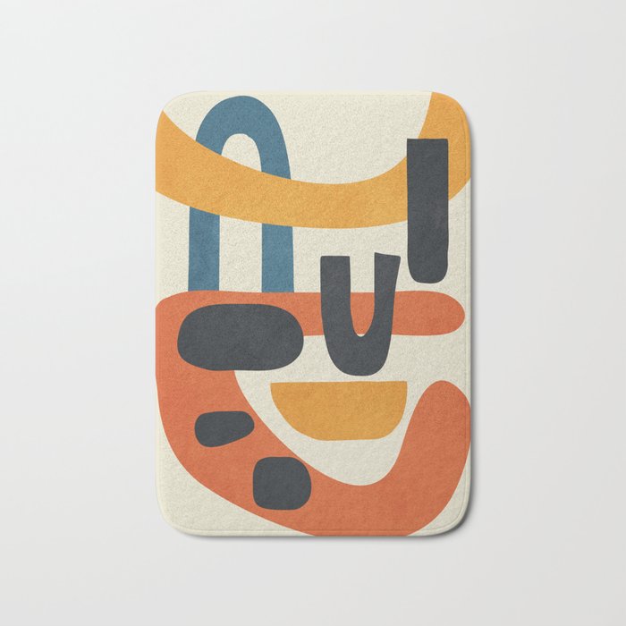 Abstract Colorful Setting 15 Bath Mat Gallery Image 1
