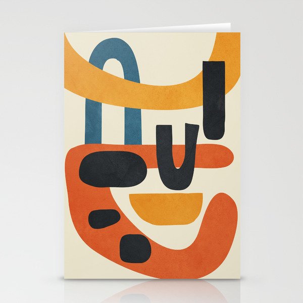 Abstract Colorful Setting 15 Stationery Card Gallery Image 1