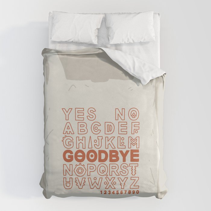 Plastic Bag Ouija Board Duvet Cover Gallery Image 1