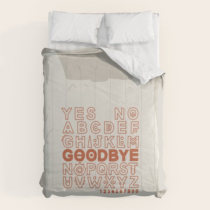 Plastic Bag Ouija Board Comforter Gallery Image 1
