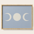 Moon Minimalism - Blue Serving Tray Gallery Image 1
