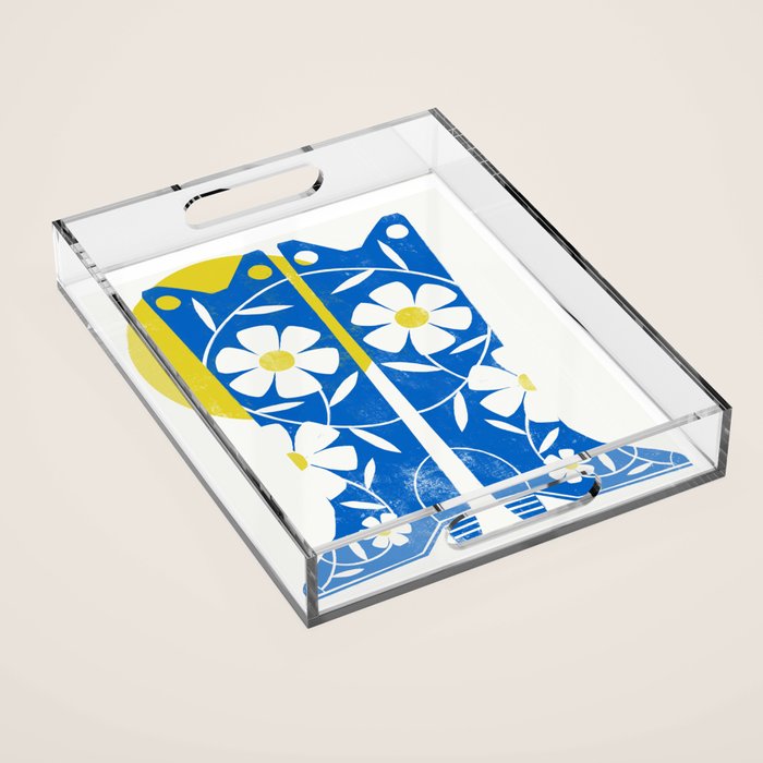 Daisy Boots Acrylic Tray Gallery Image 1