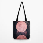 Pink Moon Phases Tote Bag Gallery Image 2