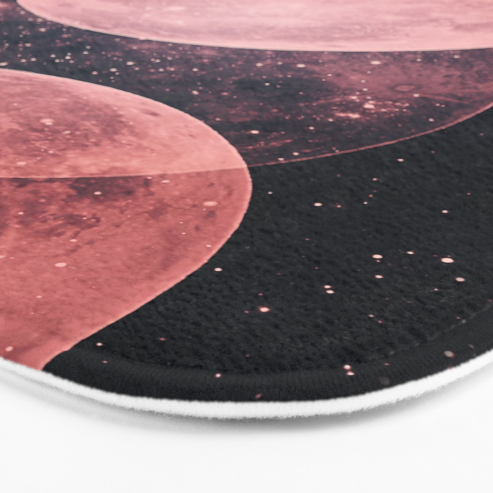 Pink Moon Phases Bath Mat Gallery Image 3