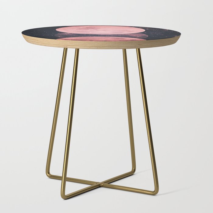 Pink Moon Phases Side Table Gallery Image 1