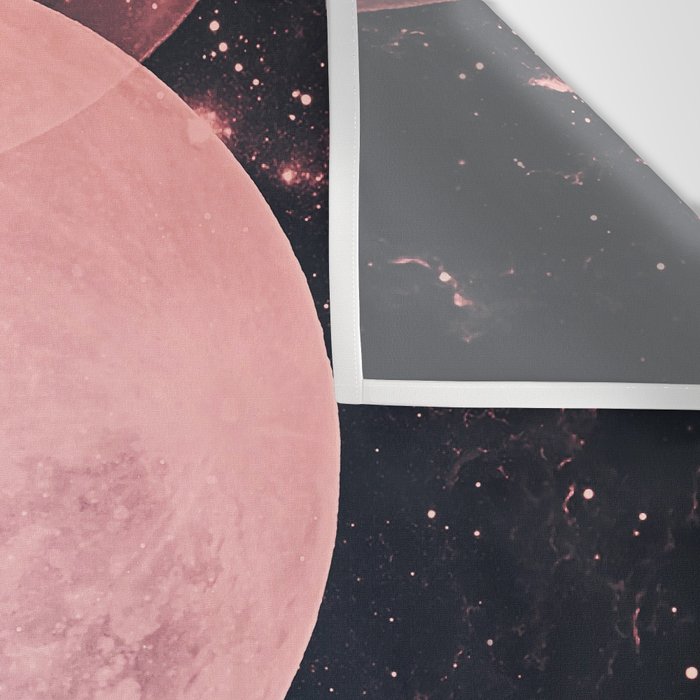 Pink Moon Phases Wall Tapestry Gallery Image 3