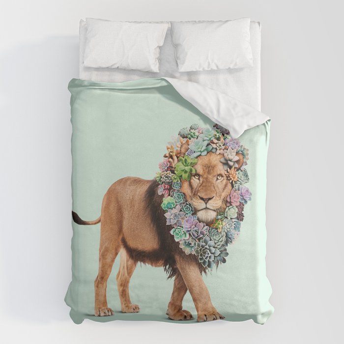 SUCCULENT LION Duvet Cover Gallery Image 6