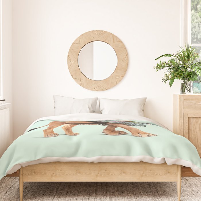 SUCCULENT LION Duvet Cover Gallery Image 3