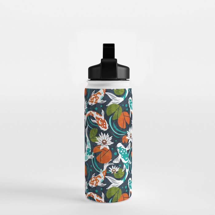 Koi Pond - Orange Water Bottle Gallery Image 2