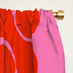 Abstract mid-century shapes no 6 Window Curtain Gallery Image 2