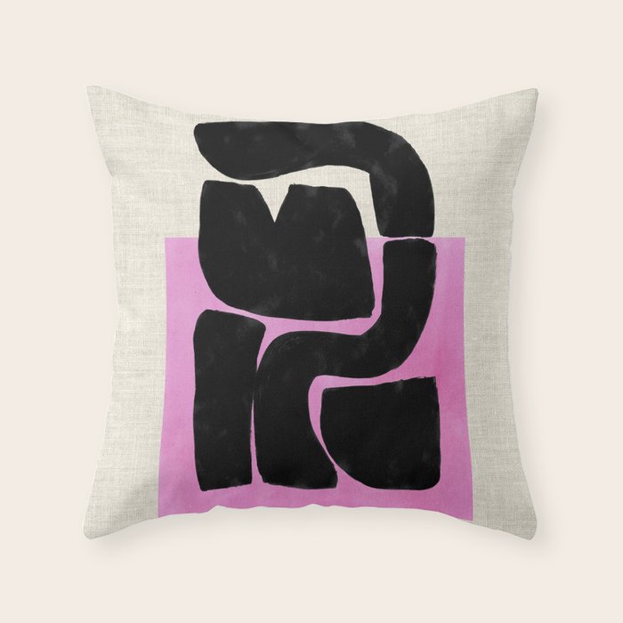 Bubblegum Strum Throw Pillow Gallery Image 6