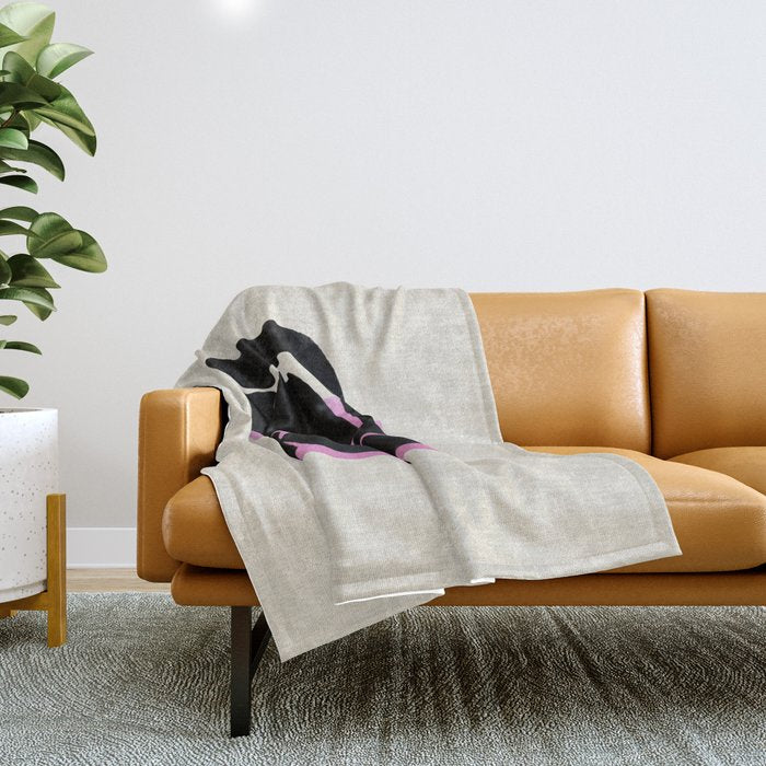 Bubblegum Strum Throw Blanket Gallery Image 1