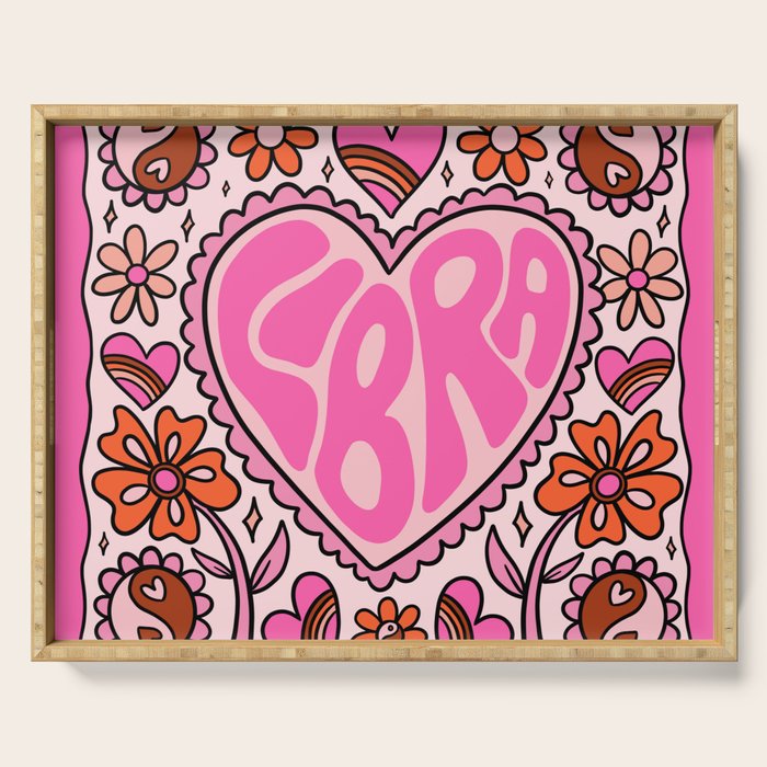 Libra Heart Serving Tray Gallery Image 1