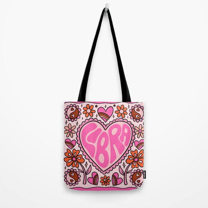 Libra Heart Tote Bag Gallery Image 2