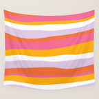 cali beach stripes Wall Tapestry Gallery Image 4