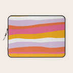 cali beach stripes Laptop Sleeve Gallery Image 1