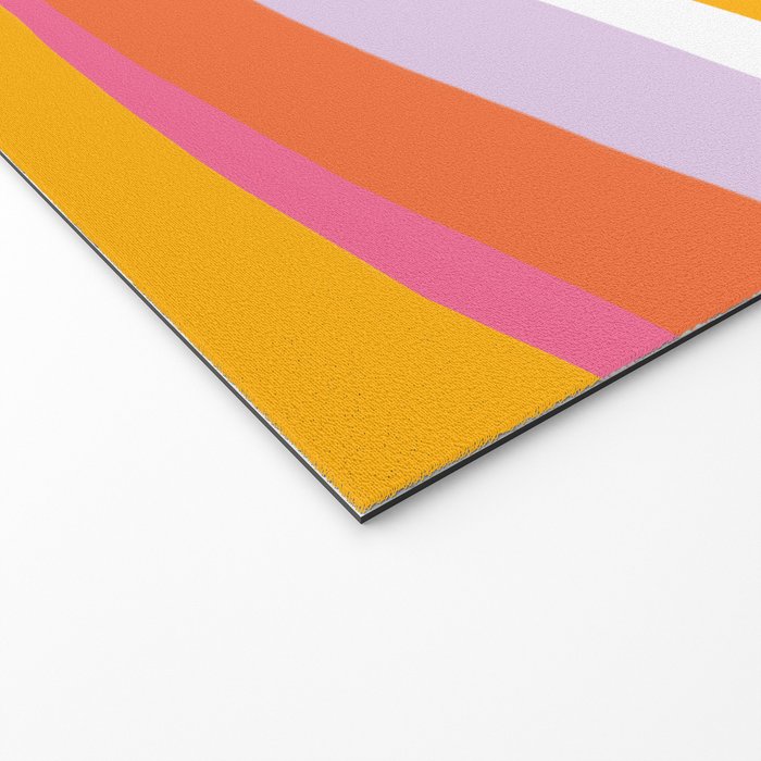 cali beach stripes Welcome Mat Gallery Image 2