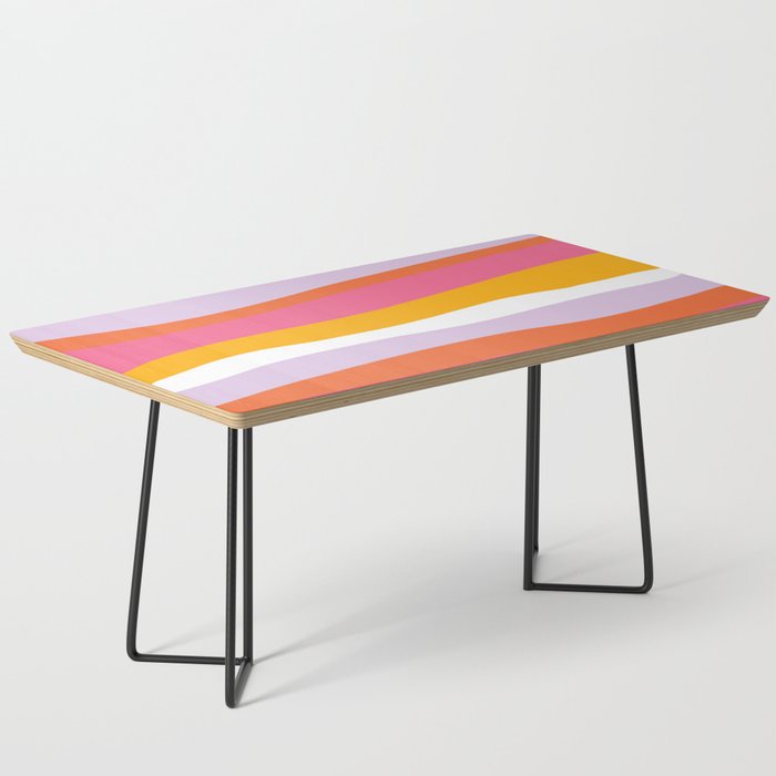 cali beach stripes Coffee Table Gallery Image 1