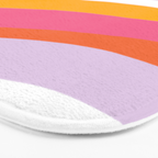 cali beach stripes Bath Mat Gallery Image 3
