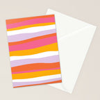 cali beach stripes Stationery Card Gallery Image 2