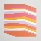cali beach stripes Wrapping Paper Gallery Image 3