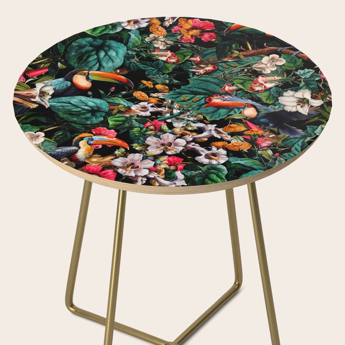 Exotic Blooms and Toucans Side Table Gallery Image 2