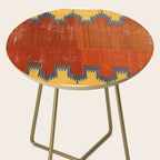 Karapinar Konya Central Anatolian Kilim Print Side Table Gallery Image 2