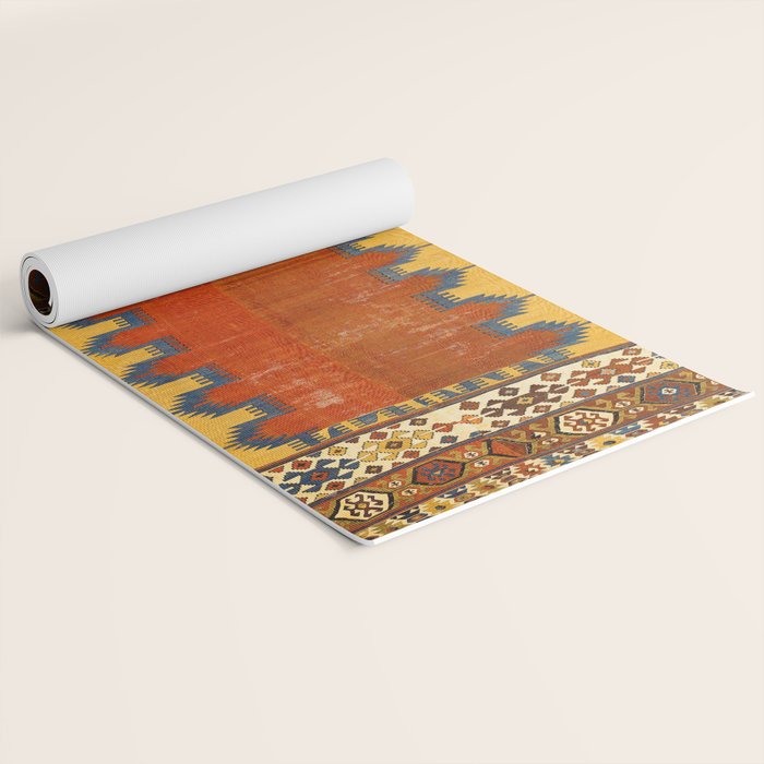 Karapinar Konya Central Anatolian Kilim Print Yoga Mat Gallery Image 2