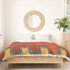 Karapinar Konya Central Anatolian Kilim Print Duvet Cover Gallery Image 3