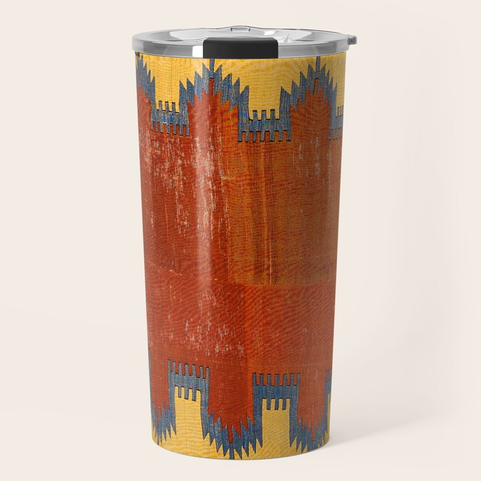 Karapinar Konya Central Anatolian Kilim Print Travel Mug Gallery Image 1