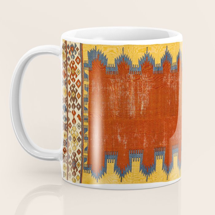 Karapinar Konya Central Anatolian Kilim Print Coffee Mug Gallery Image 3