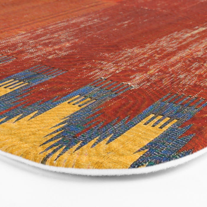 Karapinar Konya Central Anatolian Kilim Print Bath Mat Gallery Image 3