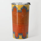 Karapinar Konya Central Anatolian Kilim Print Travel Mug Gallery Image 2
