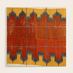 Karapinar Konya Central Anatolian Kilim Print Wood Wall Art Gallery Image 1